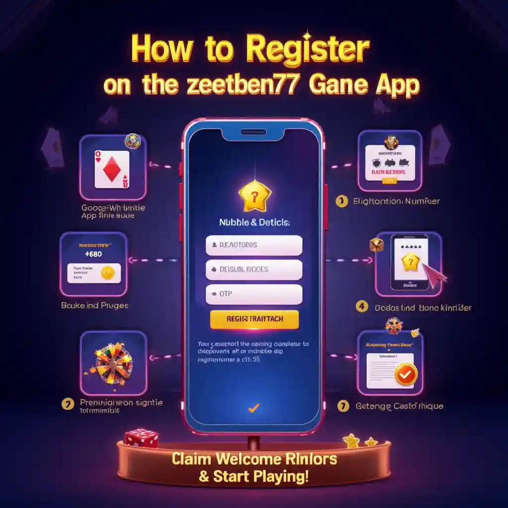 How to Register on zeetben77 Game App